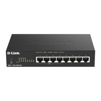 Коммутатор D-LINK DGS-1100-08PLV2/A1A
