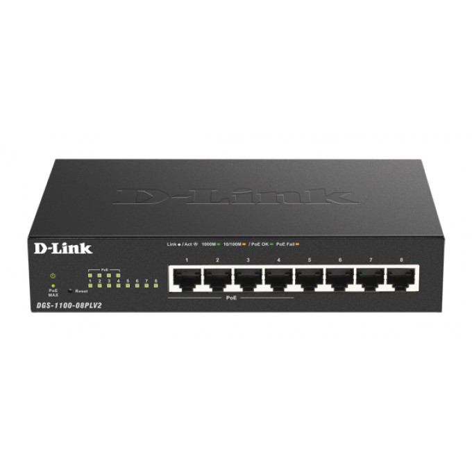 Коммутатор D-LINK DGS-1100-08PLV2/A1A